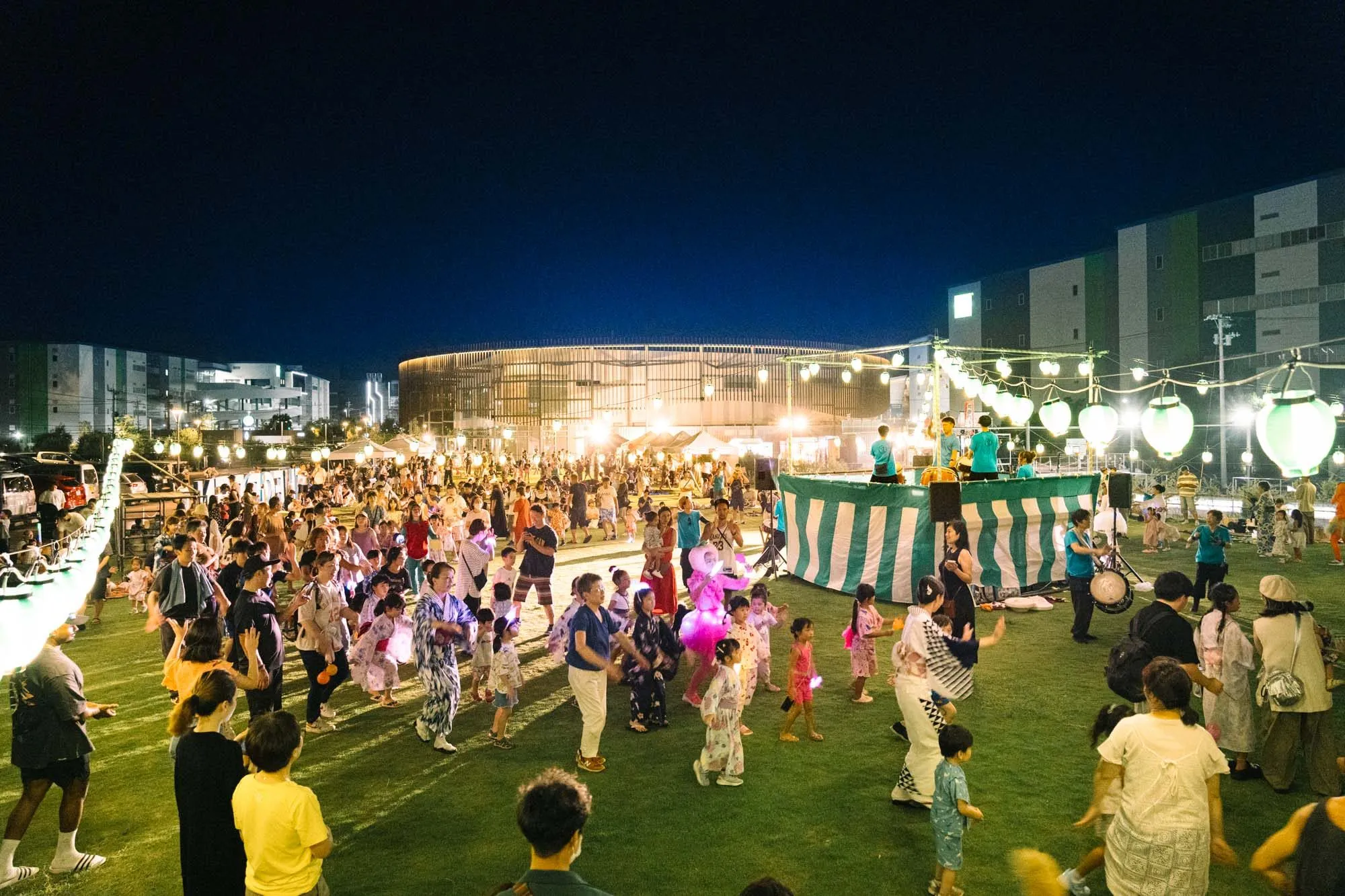 夏祭りイベント 2025年8月|「theGreen」(実際の写真)